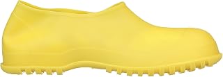 TINGLEY Workbrutes PVC Overshoes, 35111 (Black) or 35113 (Yellow) | Hi-Top Work Style covers work shoe up to ankle, X-Large overshoes are preferred in most cases