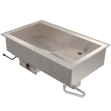Modular Drop in Three Compartment Bain Marie Hot Food Well - 240V by Vollrath – Silver, Model 36503240