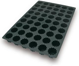 Flexible Silicone Bakeware Bordelais Canelle 2.7 Oz, 2.28" Diameter x 1.97" High, 54 Cavities by Silikomart