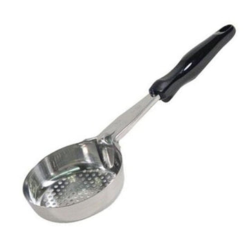 Jacob's Pride 8 Oz. Black Perforated Spoodle Utensil by Vollrath – Stainless Steel, Model 6432820