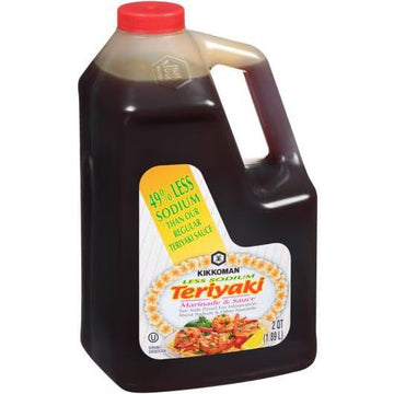 Less Sodium Teriyaki Sauce by Kikkoman – Pack of 6