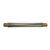 7/8" OD HVAC Vibration Absorber | Stainless Steel Braided Refrigerant Line Eliminator | Copper Sweat Ends | 12" Compressor Vibration Isolator | 650 PSI Working Pressure by Supco –