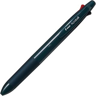 Pilot Acroball 4+1 Multifunction Ballpoint Pen, Equipped with 0.5mm Oil-Based Ink (Black, Red, Blue, Green), 0.5mm Mechanical Pencil, Deep Green, BH41AB-155-DG