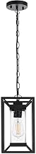 Willington One Light Outdoor Pendant Black