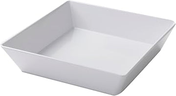 American Metalcraft MELSQ10 Melamine Bowl, Square-Shallow, 64 oz.