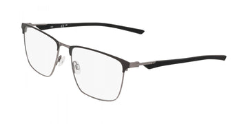 Eyeglasses 4321 001 Matte Black/Satin Gunmetal by Nike – 57/17/145, Metal, Matte Black/Satin Gunmetal, Model NIKE 4321