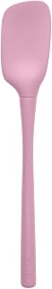 Tovolo Silicone Spatula for Cooking Baking Mixing Scraping Bowls Heavy Duty Dishwasher Safe Large Long Handle BPA Free One Piece Silicone Spatula Kitchen Utensil Heat Resistant, Pink Sorbet