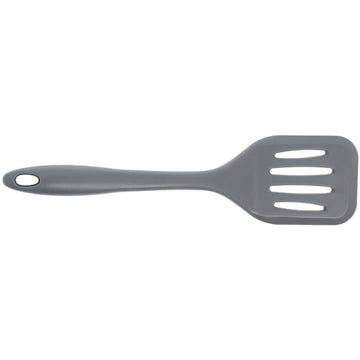 H3905GY Silicone Tools 12" Heat-Resistant Turner by Tablecraft – Medium, Silicone, Gray, Model 727875202901