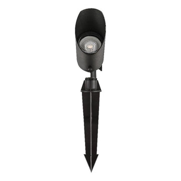 Elitco Outdoor 12V Cast Brass Spot Light 2.25Inch W X 8Inch High in Dark Bronze by Elitco Lighting – unspecified, Brass, Bronze, Model C049-DB