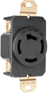 Pass & Seymour 7410 20A 208V BLK LockOutlet