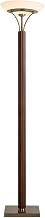 Tambo Torchiere Floor Lamp - Dark Walnut