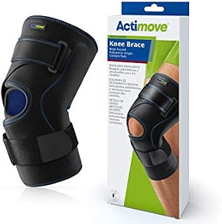 Actimove Knee Brace Wrap Around, Polycentric Hinges, Condyle Pads X-Small Black