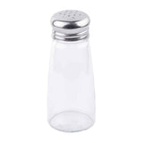 Salt/Pepper Shaker by Tablecraft – 3.0 ounces, Glass, Clear with Stainless Steel Accents, Pack of 24, Model 132S&P-2