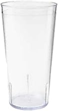 GET 6624-1-CL Plastic Tumblers, 24 Oz, Case of 6 Dozen