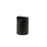Countertop Trash Can Small Black Steel by HUBERT – Steel, Black, Model 7014-BLACK
