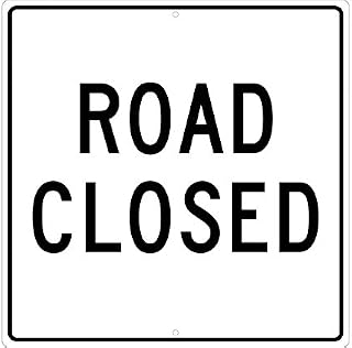National Marker TM206K Road Closed Sign