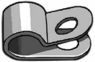 Hellermanntyton T5D03750C2 T-Clamp .375"" Dia, 5" WD, 100/pk
