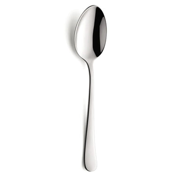 Set 12 Coffee & Dessert Spoons | 18/0 Stainless Steel Spoons by Amefa – 11.1cm, Stainless Steel, Black/White, Model Austin