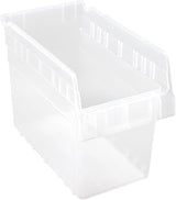 QUANTUM STORAGE SYSTEMS QSB802CL STORE-MAX Part Organizer Clear Bins 12" L x 7" W x 8" H 30 Pack