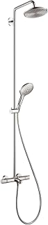 hansgrohe Showerpipe Duschsystem Raindance Select Wanne chr.Kopfbrause Raindance Air 1jet 240mm 27117000