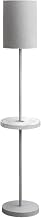 Monarch Specialties I 9692 Lighting, 62" H, Floor Lamp, USB Port Included, Grey Metal, White Marble, Contemporary, Modern