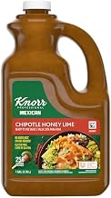 Knorr Professional Mexican Chipotle Honey Lime Sauce Bottle, 1 Gallon | Ready to Use, No Added MSG, Honey, Chipotle Peppers, Smoky Sweet Heat, 256 Servings, for Marinating & Dipping