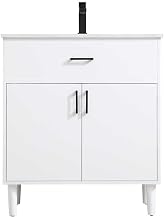 Elegant Kitchen and Bath Chandler 30" Single Bathroom Vanity in White