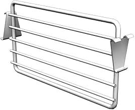 Lozier Wire Binning Cross Divider for Retail Display Shelves | Metal Bin Divider for Gondola Shelving & Store Shelves | Customizable Display Shelving for Retail & Convenience Stores | 3” X 4” Chrome