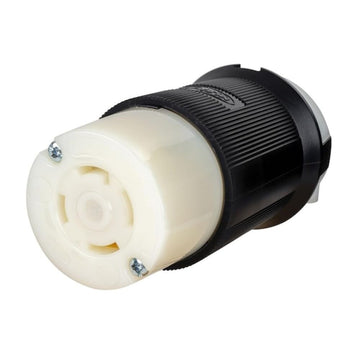 Locking Connector by Hubbell – Black, White, Model HBL2733ST