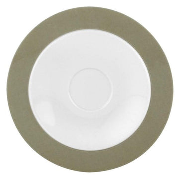 Ubiquity Willow Green Rim Saucer by Lenox – 5", Porcelain, Willow Green, Model 762705