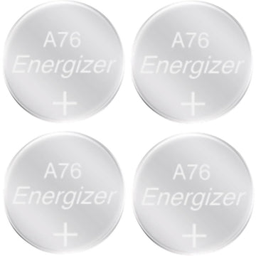 LR44/A76 Alkaline Batteries by Energizer – Alkaline, Silver, Model E300141400