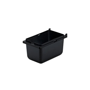 Products 3-1/2 Deep 1/9-Size Black Plastic Jar" by Server – 34.0 ounces, Polypropylene, Black, Model 87202