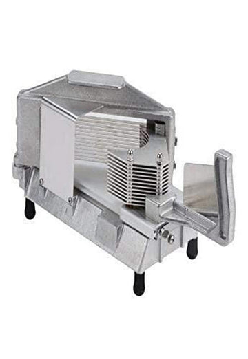 1/4" Tomato Slicer by Global Solutions – 7 1/4" W x 15 1/4" D x 8 1/4" H, Aluminum, Silver, Model GS4100-B
