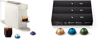 Nespresso Vertuo Up Coffee and Espresso Maker by DeLonghi, White with Capsules