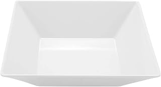 G.E.T. ML-247-W 2.5 qt. Square Bowl, Melamine, White