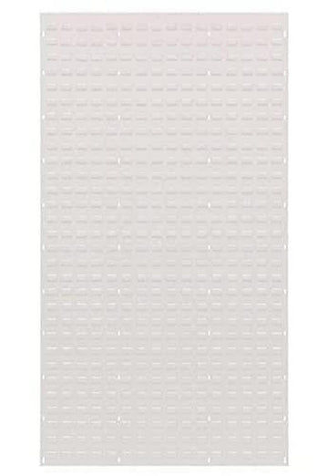 Quantum Ultra Hanging Flat Louvered Panel by QUANTUM STORAGE SYSTEMS – 48"L x 61"H, Blend, Oyster White, Model QLP-4861HC