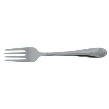 Peacock Salad Fork by Winco – 6.75", Stainless Steel, Silver, Pack of 12, Model 0031-06