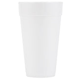 (CA/500) C-FOAM CUP 20 OZ WHI by DART – 500 Count (Pack of 1), 20.0 ounces, Foam, White, Pack of 500