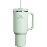 Mist Quencher H2.0 FlowState Stainless Steel Vacuum Insulated Tumbler with Lid and Straw for Water by STANLEY – 40 Ounces, Stainless Steel, Nectarine, Model 20-03403