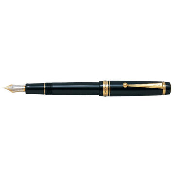 "CUSTOM 845" (nib : Medium) by PILOT – 1 Count (Pack of 1), Cap : Ebonite(finished by Urushi), Black, Model ハイFKV5MRBM