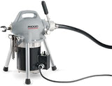 RIDGID 58980 K-50-6 Sectional Drain Cleaning Machine for 3/4" to 4" Drain Lines, with A-30 Cable Kit and A-17-A Adapter, 115V