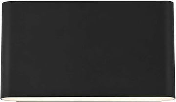 Elegant Lighting Corbin 6" Outdoor Wall Sconce in Black