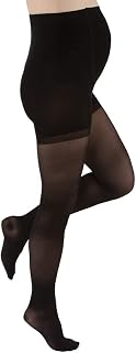JOBST UltraSheer Maternity 20-30 mmHg Compression Stockings Pantyhose, Closed Toe, Medium, Classic Black