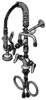 T&S Brass MPZ-2DLV-06 Mini-PRU Single Hole/Dual Temp Base with B-0107, ETERNA, 6" Nozzle, Vacuum Breaker