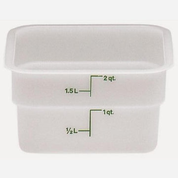 2 qt CamSquare Food Storage Container by Cambro – 2 qt., 2.0 quarts, Model 2SFSP148