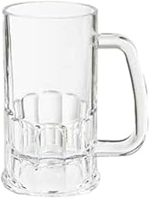 GET 00084-1-SAN-CL Plastic Beer Mugs, 12 Oz, Case of 2 Dozen