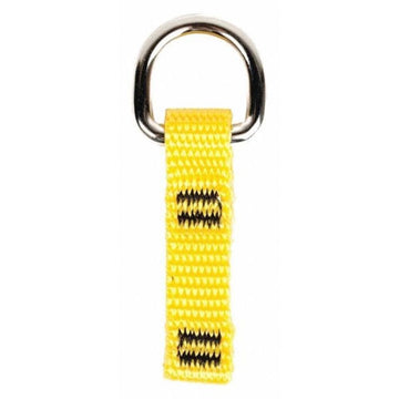 DBI-SALA Fall Protection For Tools by 3M – 1/4-Inch, Webbing with steel d-ring, Yellow, Pack of 10, Model 1500003