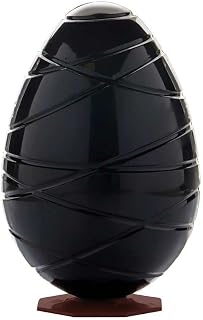 Martellato 20U504 Polycarbonate Easter Chocolate Mold, Lines Egg 150 Millimeters High