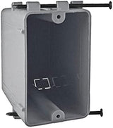 RACO 7873RAC 3-1/2-Inch Deep Non-Metallic Cable Electrical Box with 1 x Gang, 4 x NMSC Clamps and 2 x Captive Nails, 2-1/4-Inch x 3-19/32-Inch