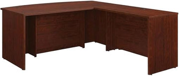 Brown Commercial Office Bundle, Contemporary and Transitional Style, Rectangle Computer Workstations, Set of 2, Durable Construction